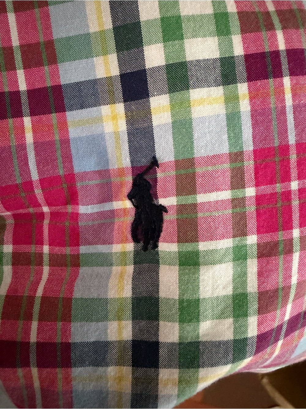 Ralph Lauren Kids Plaid Bottoms with Navy Pony Logo